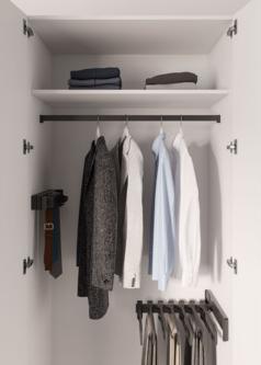 Image du produit Peka Metall Porte-pantalon coulissant Basic CONERO