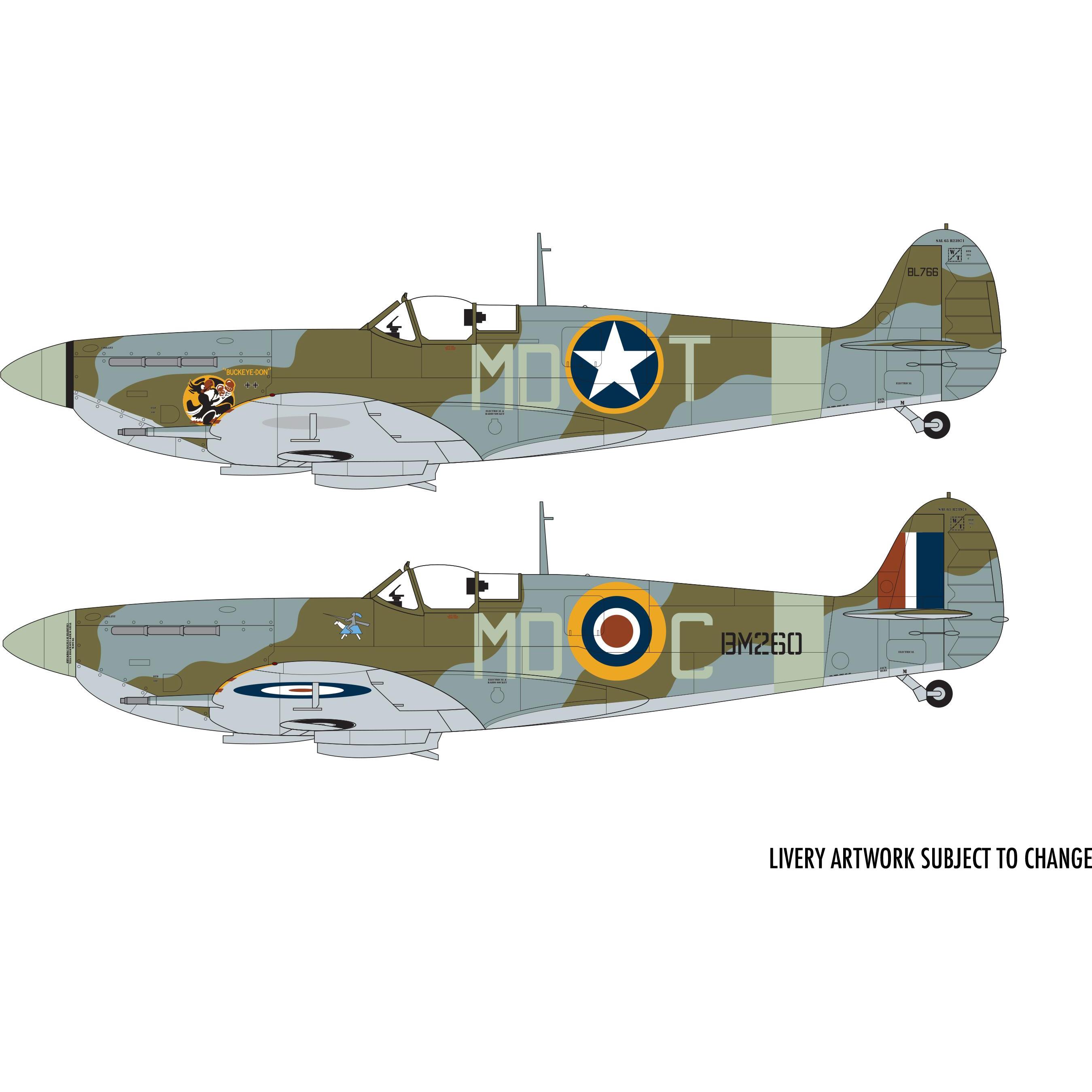 Airfix Bausatz Supermarine Spitfire Mk.Vb 1:48