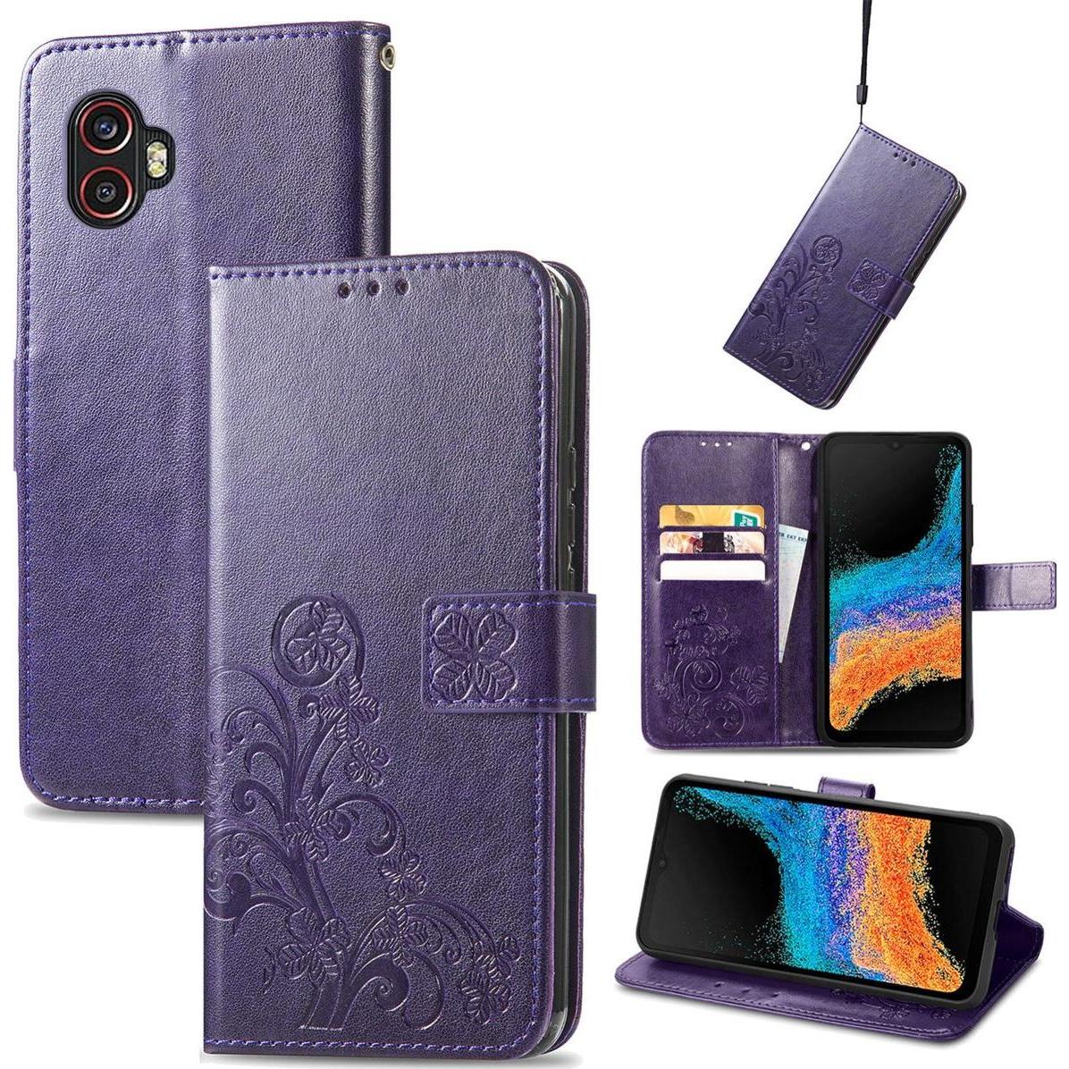 Thumbnail - König Design Hülle Handy Schutz für Samsung Galaxy Xcover 6 Pro Case Cover Bumper Kartenfach (Samsung Galaxy XCover 6 Pr...