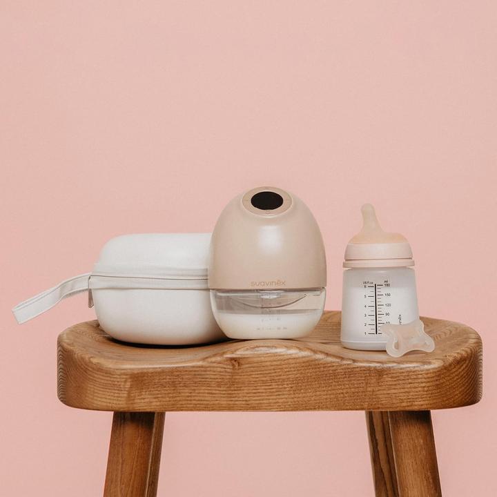 Produktbild Suavinex Hands-Free Milchpumpe, kabellos, 3 Modi, 9 Stufen, LED-Display