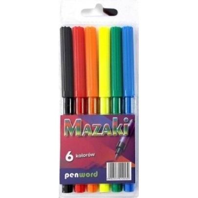 Penword, Evidenziatori, Marker 6 Farben