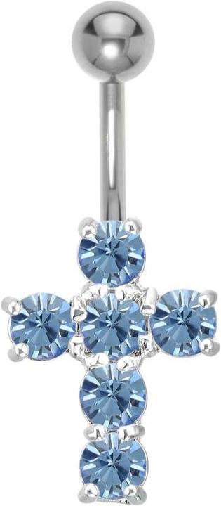 Image du produit Bijouteria Piercing nombril (Acier inoxydable, Laiton, Cristallin)