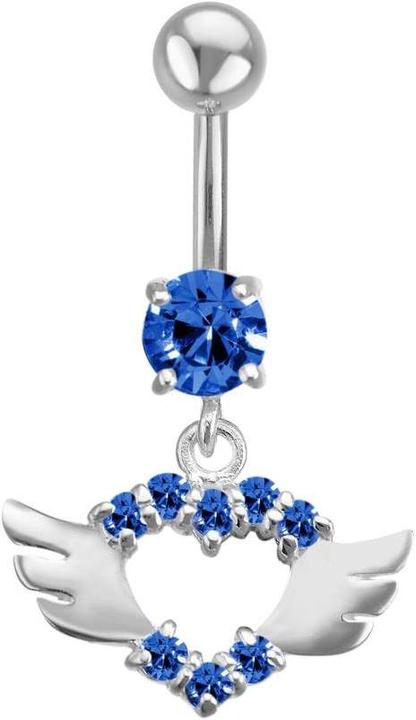 Immagine prodotto Bijouteria Piercing ventre (Acciaio inossidabile, Zirconia, Argento 925)