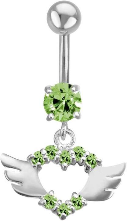 Immagine prodotto Bijouteria Piercing ventre (Acciaio inossidabile, Zirconia, Argento 925)