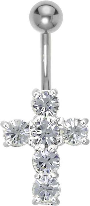 Image du produit Bijouteria Piercing nombril (Cristallin, Acier inoxydable, Laiton)