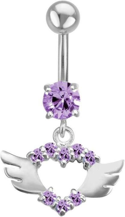 Immagine prodotto Bijouteria Piercing ventre (Acciaio inossidabile, Zirconia, Argento 925)