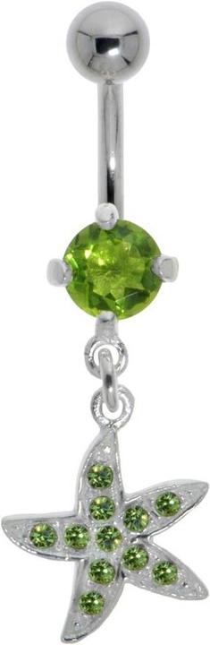 Produktbild Bijouteria Bauchpiercing (Edelstahl, Silber 925, Kristall)
