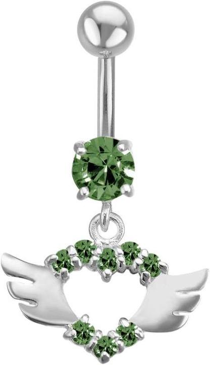 Immagine prodotto Bijouteria Piercing ventre (Acciaio inossidabile, Zirconia, Argento 925)