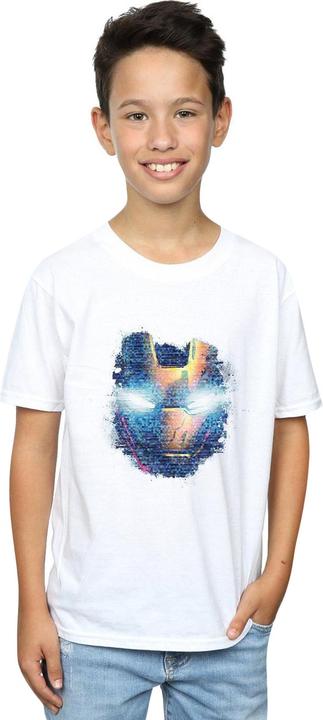 Produktbild Avengers Iron Man Distressed Head TShirt Jungen (128)