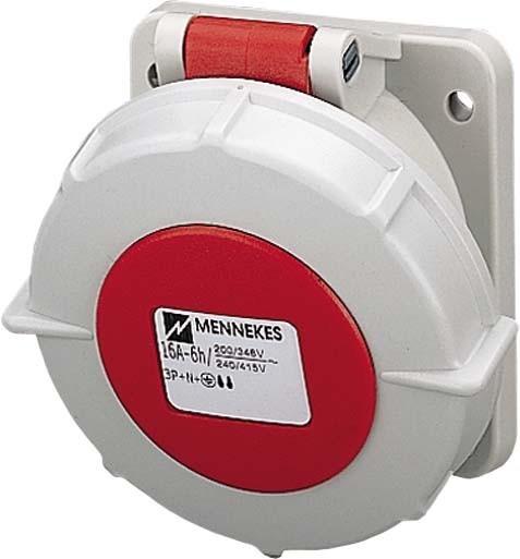Actual product image Mennekes MEN 3765 Surface-mounted socket outlet TA 5pol.16A 400V 6h IP67