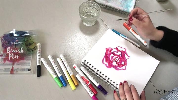Immagine prodotto Talens Penna a pennello Ecoline (Nero, 1 x)