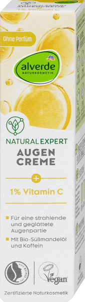 Image du produit dm alverde Natural Expert 1% de vitamine C (Crème, 15 ml, Jour + nuit)
