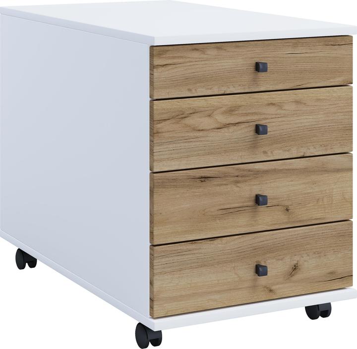 Image du produit VCM Caisson roulant en bois Tiroir Lona (42 x 75 cm)