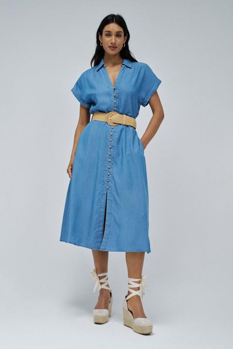 Image du produit Salsa Jeans Midikleid Lightdenim Dress With Belt (S)