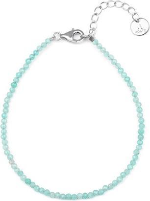 Actual product image Agato Mineral Women's Bracelet With Amazonite Beads Pol-B08/21l