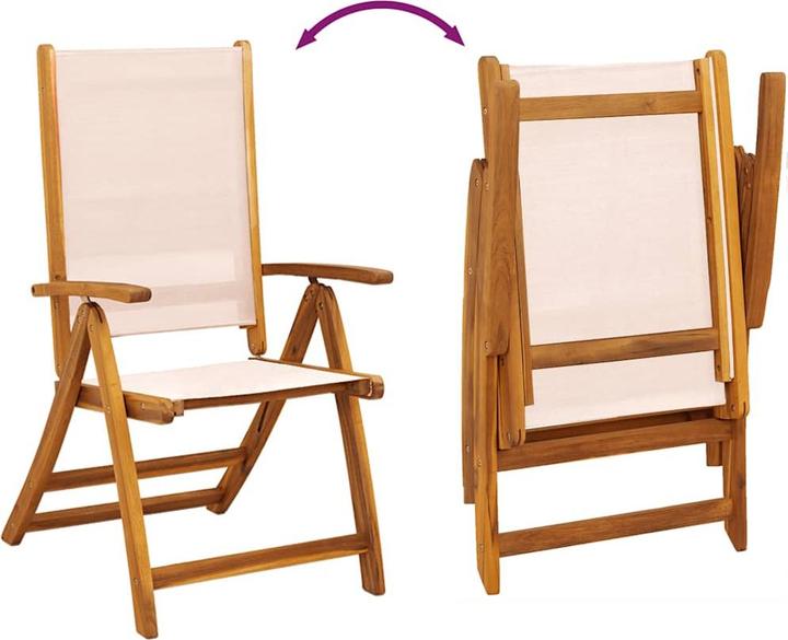 Produktbild vidaXL klappbarer Gartenstuhl