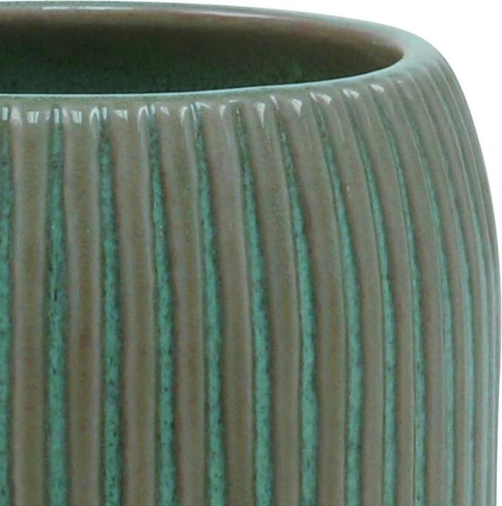 Produktbild Viana -Vase mit Rillen für erfrischende Tischdeko im Frühling und Sommer (1 x)