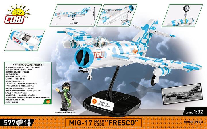 Produktbild Cobi Kampfflugzeug Bausatz MIG-17 Nato Code F