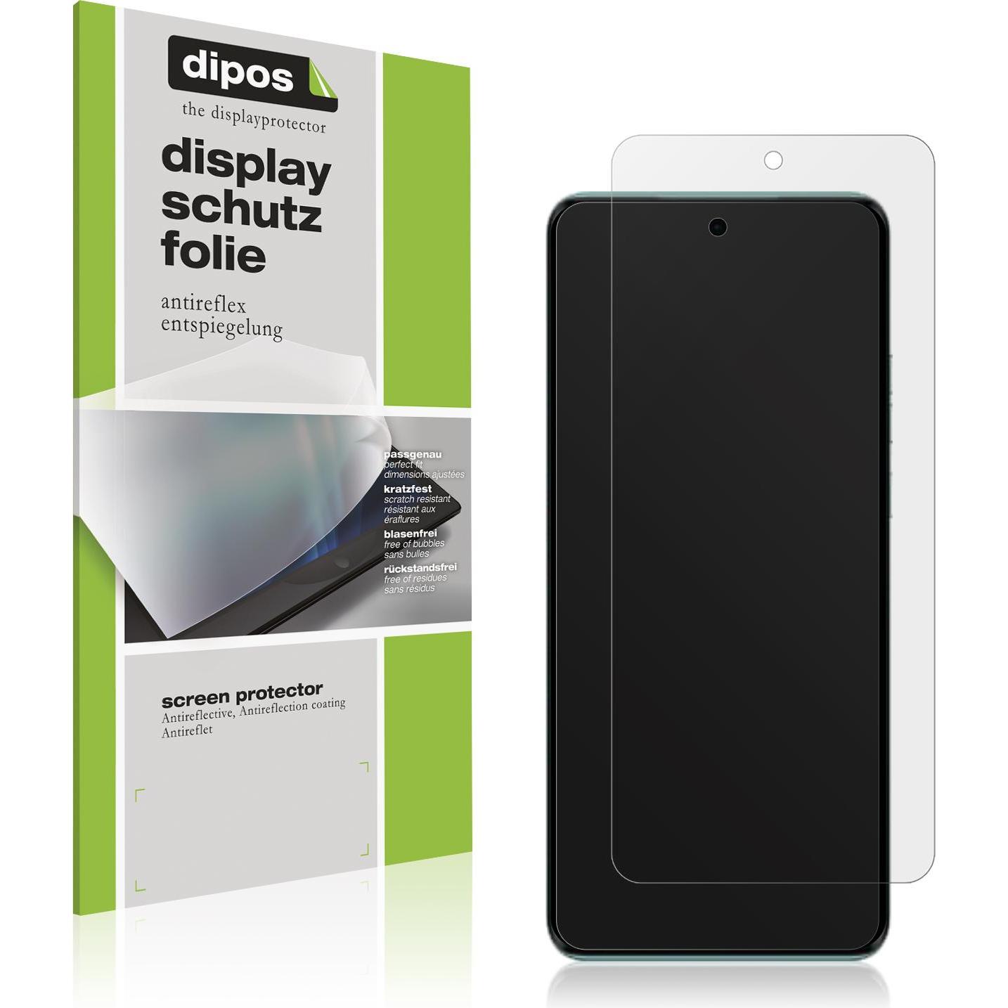 Dipos Displayschutzfolie Antireflex (4 Stück, Motorola Edge 40 Neo), Smartphone Schutzfolie, Transparent