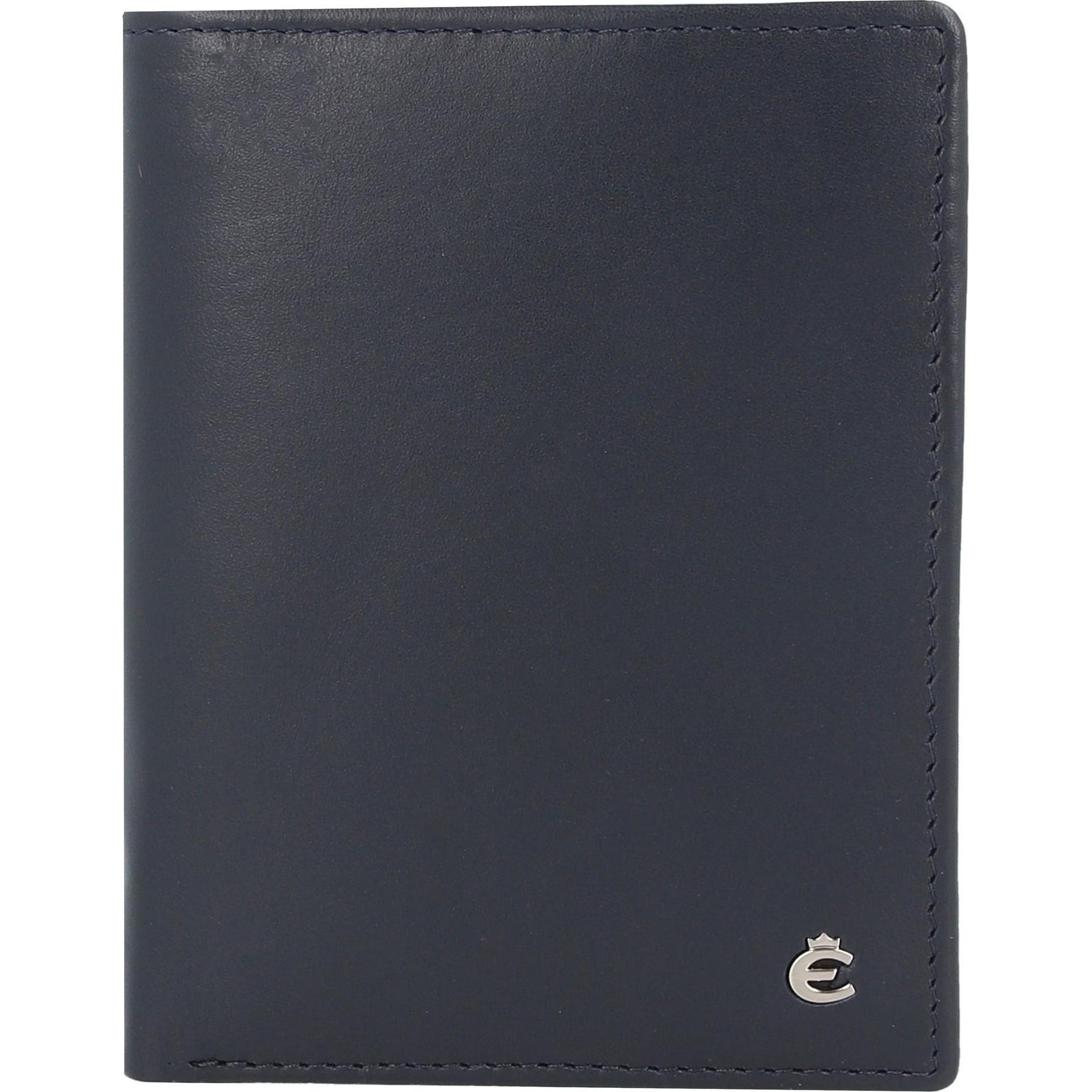 Esquire, Herren, Portemonnaie, Harry Geldbörse Leder 9,3 cm, Blau