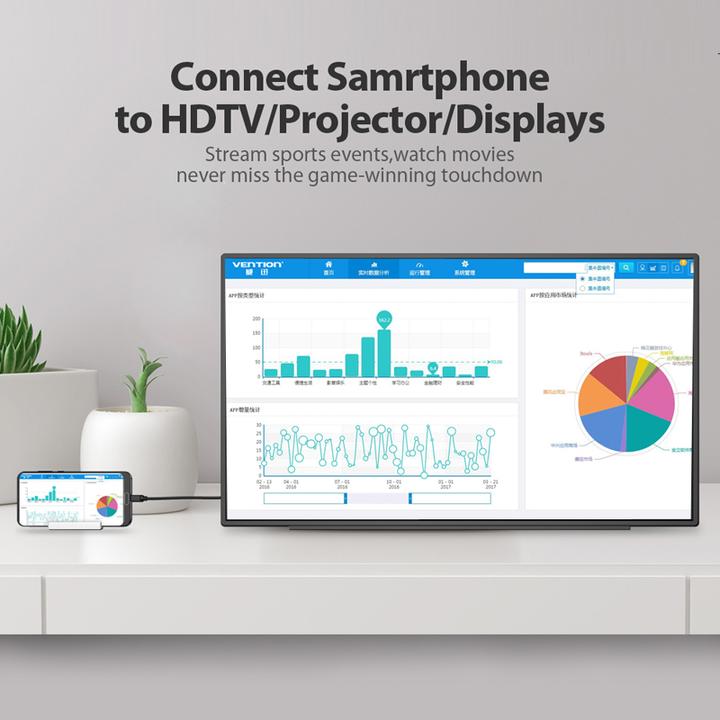 Immagine prodotto Vention USB C — HDMI (1 m)