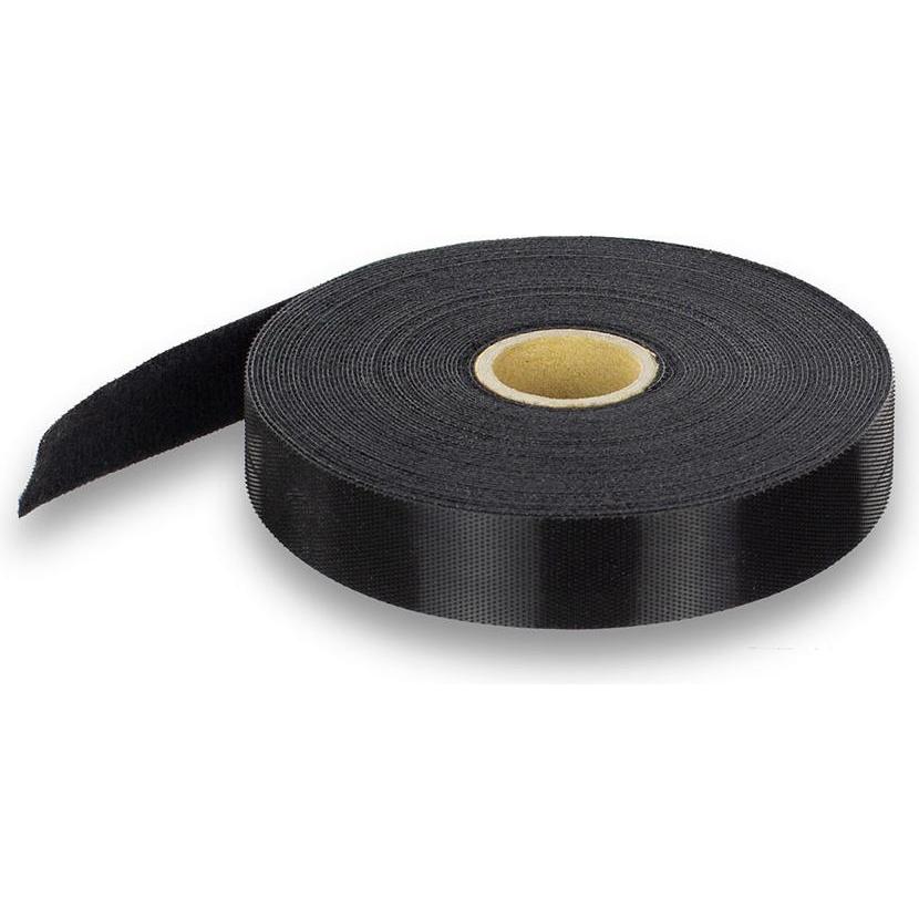 ACT, Kabelbinder, Hook & Loop cable tie 20 mm STICK TAPE 20MM BLACK 10MTR (Klettkabelbinder, 10000 mm, 1 Stk.)
