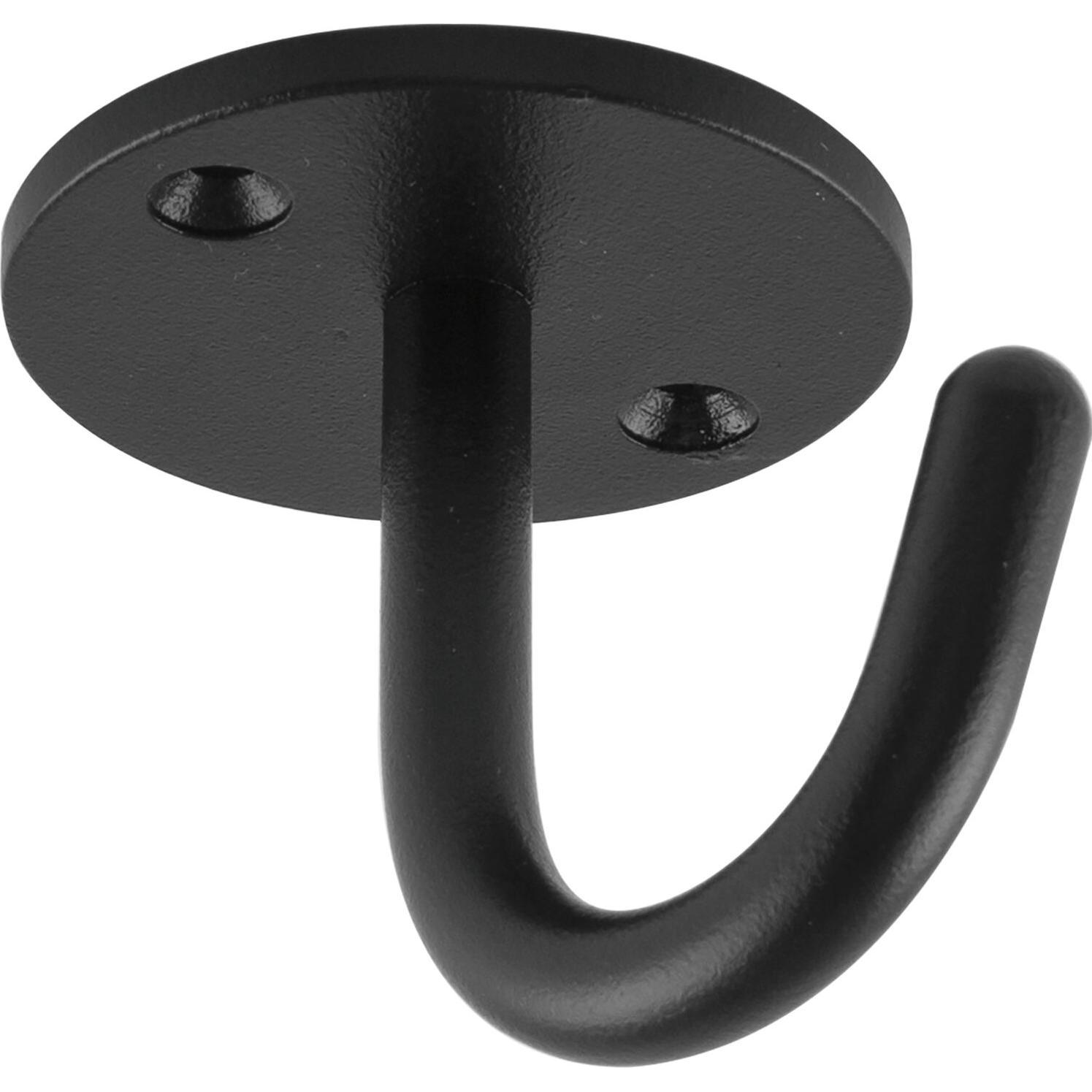 Simausrom, Garderobe + Kleiderhaken, Einfach-Haken Delta Höhe 59 mm, Breite 71 mm, Stahl schwarz Feinstruktur
