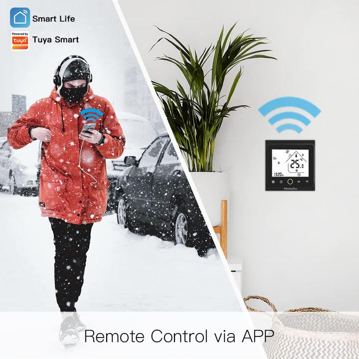 Actual product image MoesGo Thermostat, Smart, programmable