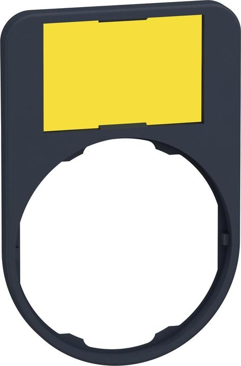 Actual product image Schneider Electric Label holder 30x50mm, label yellow white, ZBYF6102