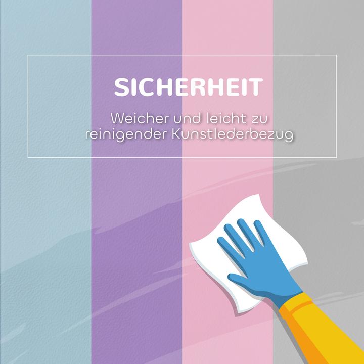 Homcom Bausteinset Kunstleder, Schaumstoff Mehrfarbig