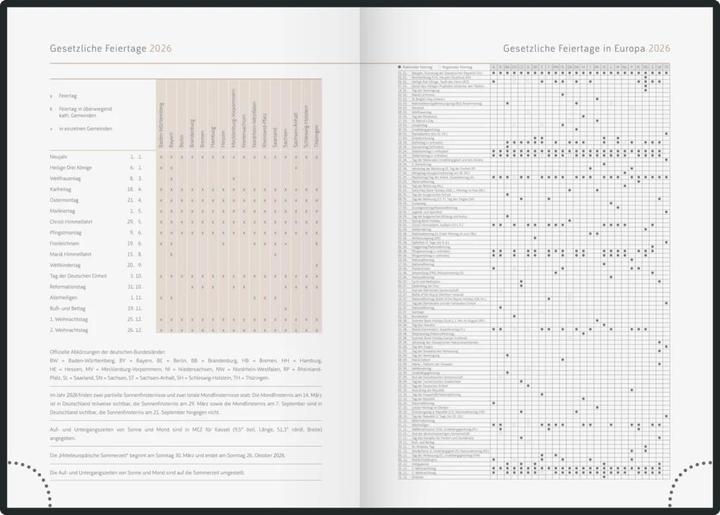 Image du produit Ridoide rido idé Wochenagenda Design Line, Shadows Grafisch, 2026, Grau (A5, 1 semaine / 2 pages)