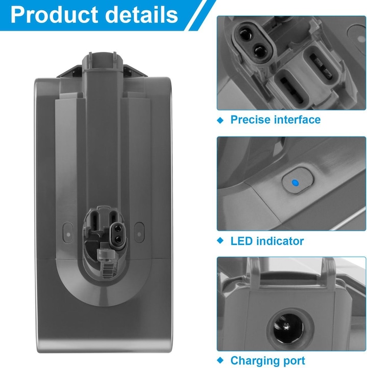 Produktbild Acconic Akku für Dyson V11 Absolute V11 Complete V11 Fluffy 970343-05