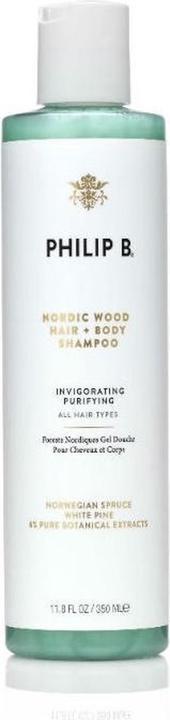 Produktbild Philip B. Nordic Wood Hair & Body Shampoo (60 ml, Flüssiges Shampoo)