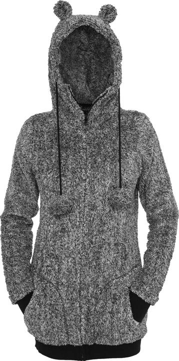 Produktbild Urban Classics Ladies Melange Teddy Zip Hoody (XS)