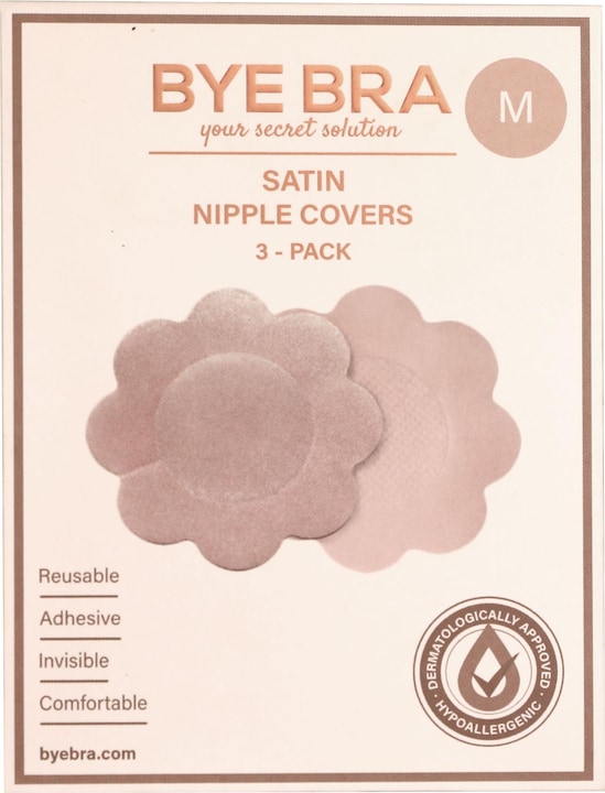 Immagine prodotto Bye Bra Copricapezzoli di seta (XL, confezione da 3)