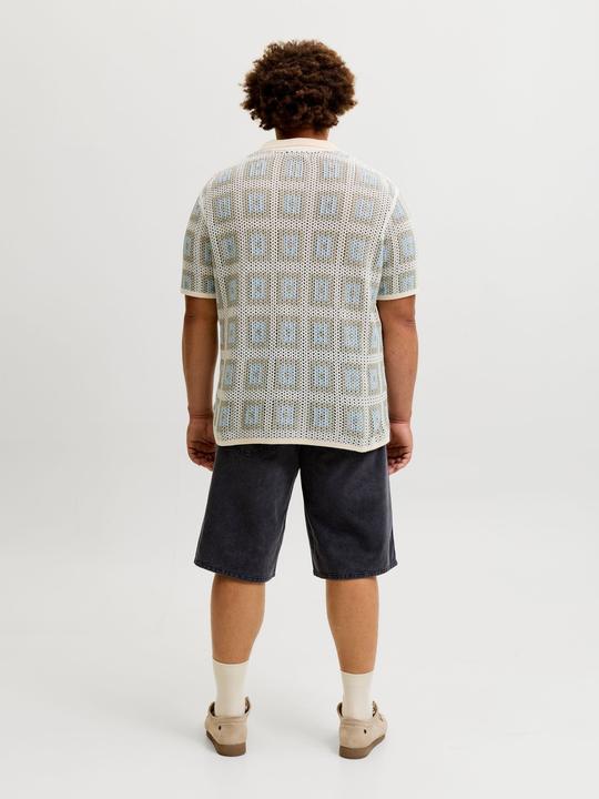 Produktbild Jack & Jones Joraiden Knit Split Neck Polo Styd Pls (3XL, XL)