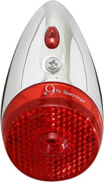 Actual product image Spanninga rear dynamo bike light on fender 6v