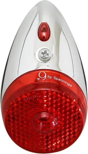 Spanninga fanalino posteriore bici a dinamo su parafango 6v