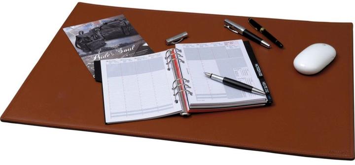 Image du produit Alassio Sous-main, cuir véritable, cognac, 650 x 450 mm (65 x 45 cm)