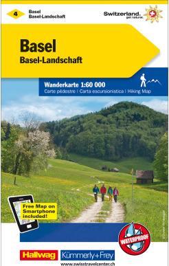 Actual product image Hiking map Basel