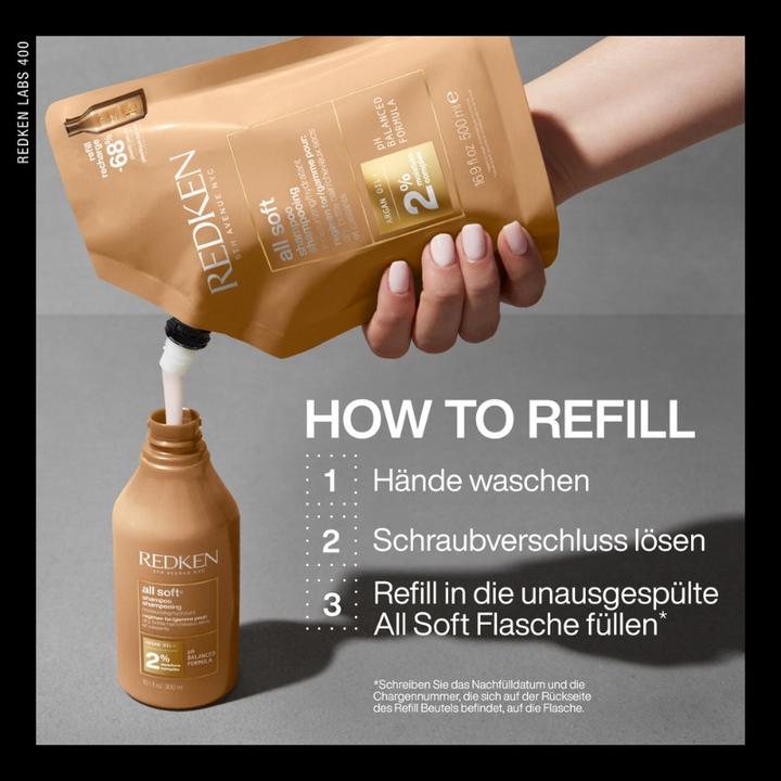Image du produit Redken All Soft (500 ml, Shampoing liquide)