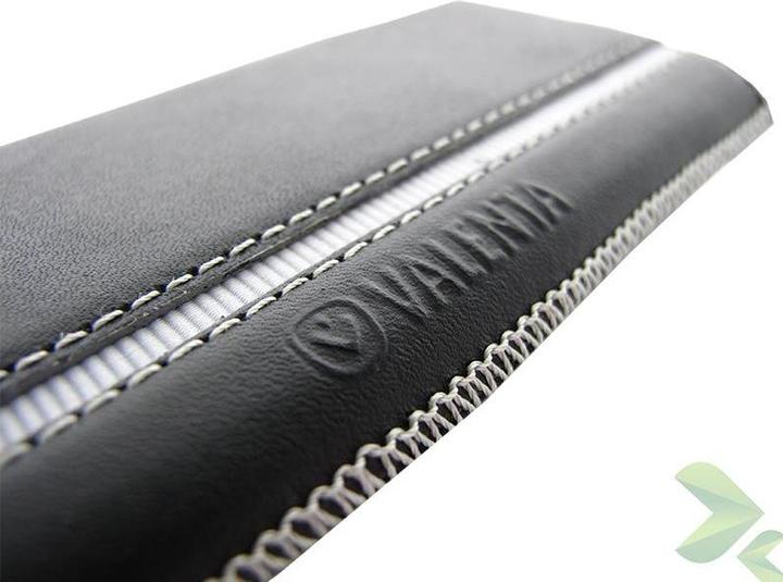 Produktbild Valenta Pocket Stripe - Leder-Schutzhülle (schwarz) (Sony Xperia Z, Samsung Galaxy S5, Sony Xperia M2)