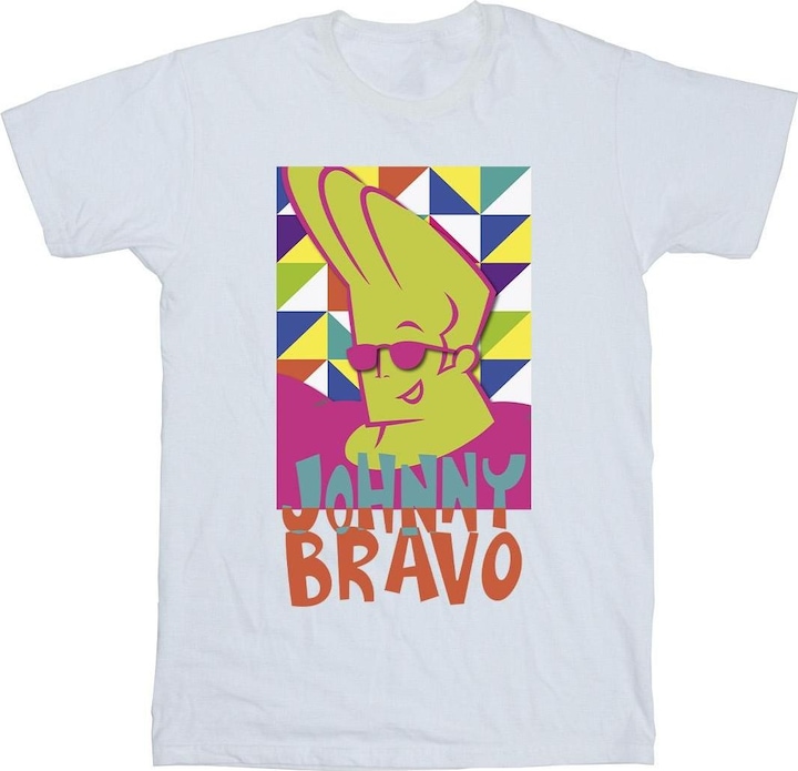 Produktbild Johnny Bravo Multi Triangles Pop Art TShirt (L)