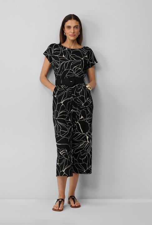 Image du produit S.Oliver Overall Jumpsuit in Culotte-Länge mit Flechtgürtel (48)