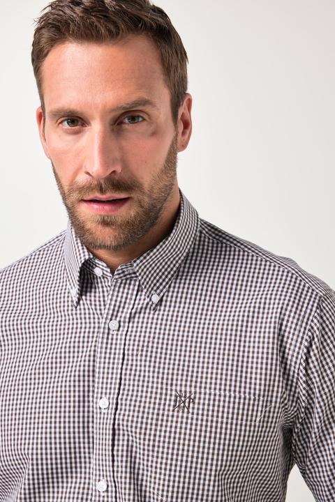 Actual product image JP1880 Easy Care Button Down Collar Comfort Fit Check Shirt (4XL)