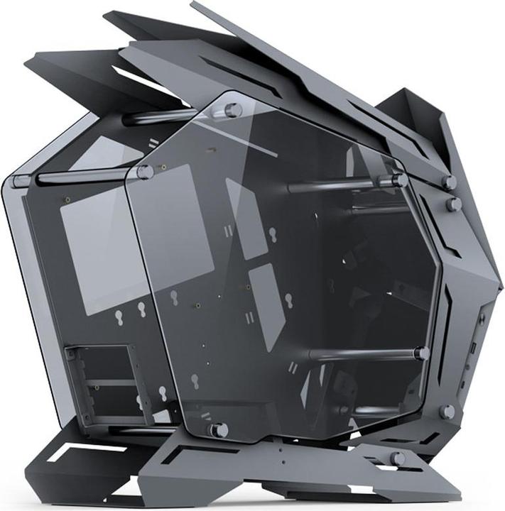 Actual product image Jonsbo MOD3 Mini Micro-ATX Tower Showcase, tempered glass - grey (mATX, Mini-ITX)