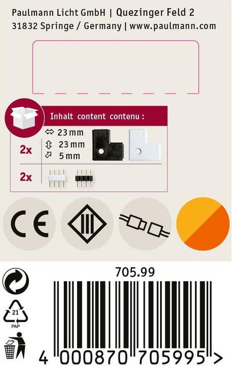 Produktbild Paulmann YourLED Edge Connector