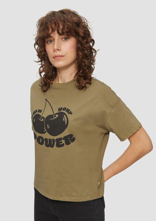 Actual product image S.Oliver T-Shirt Printshirt mit überschnittener Schulter (XS)