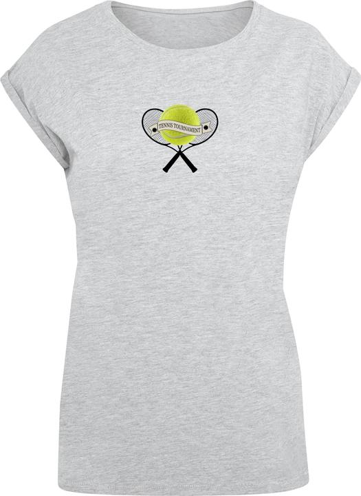 Merchcode Ladies Tennis Tournament Extended Shoulder Tee - 116427 (M)