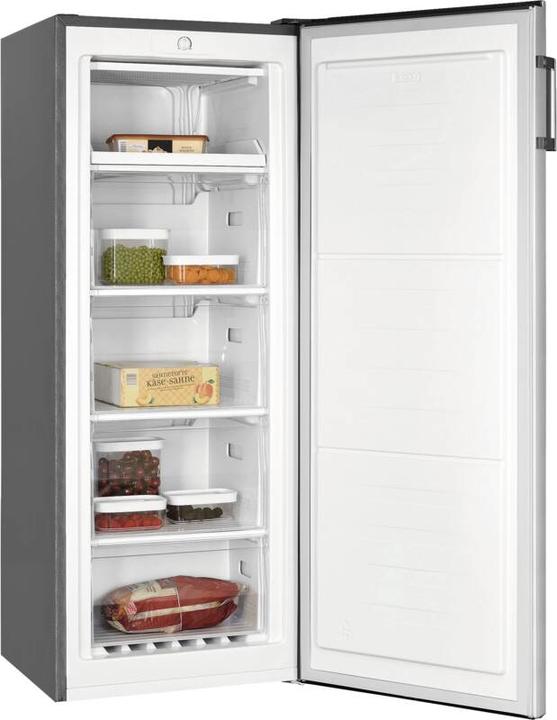 Produktbild Exquisit GS230H010E inoxlook Standkühlschrank mit GefrierfachE (165 l)